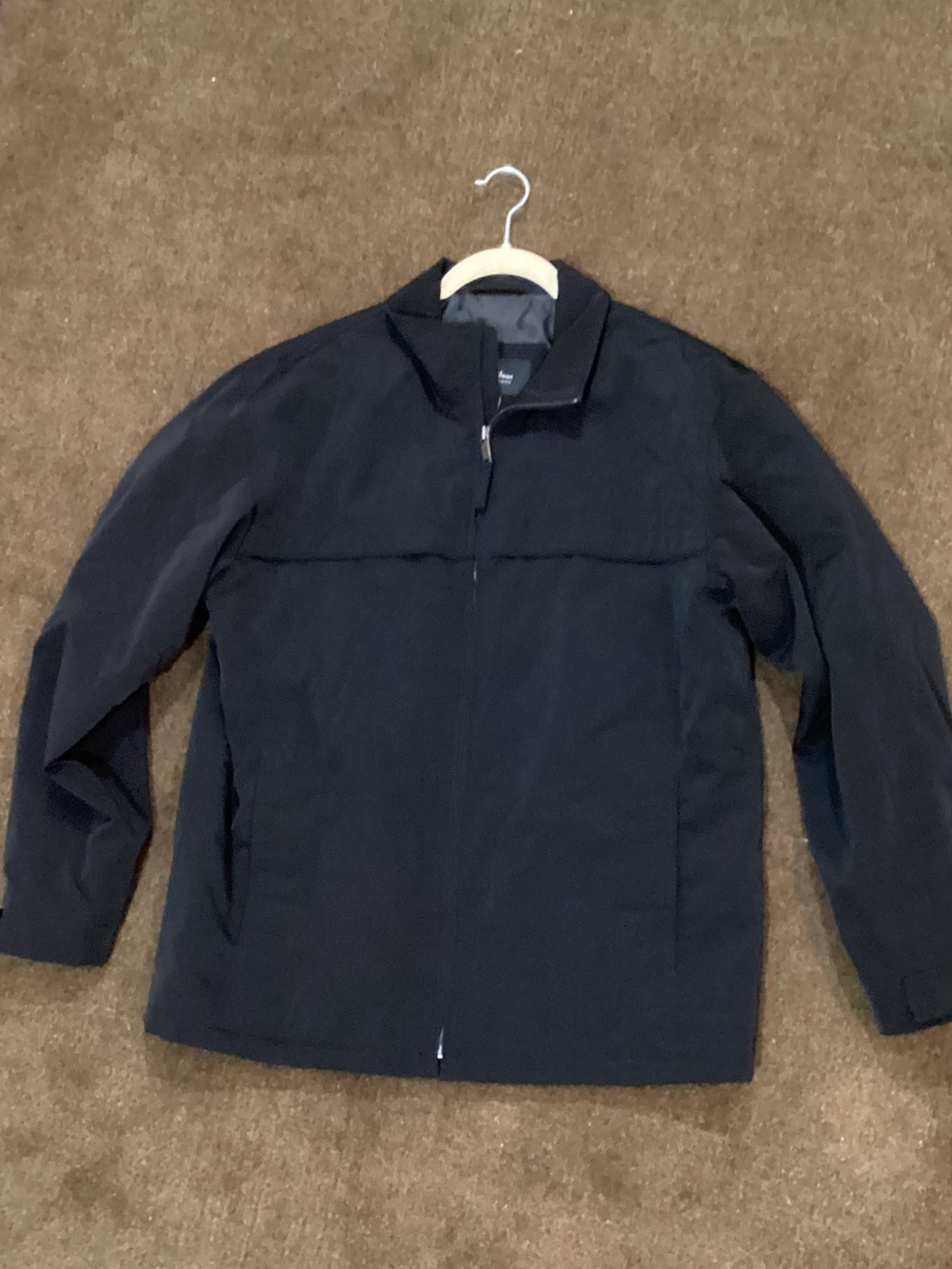 Axcess Black Men’s Zip-Up Fleece Pullover